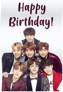 BTS - Happy Birthday! Poster by wwshd.jpeg