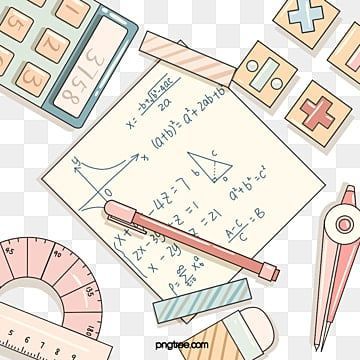 Cartoon Style Math Stationery Elements, Math Clipart, Mathematics, Draft PNG Transparent Clipart Image and PSD File for Free Download.jpg